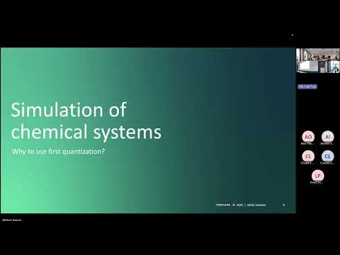 Quantum simulations of chemistry in first quantization with any basis set: Aleksei Ivanov