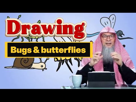 Can We Draw Bugs and Butterflies in Islam? | 2D & 3D Drawing Explained