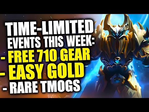 DON’T MISS These Events This Week! Free 710 Ilvl Gear | Millions of Gold | Limited Tmogs | WoW TWW