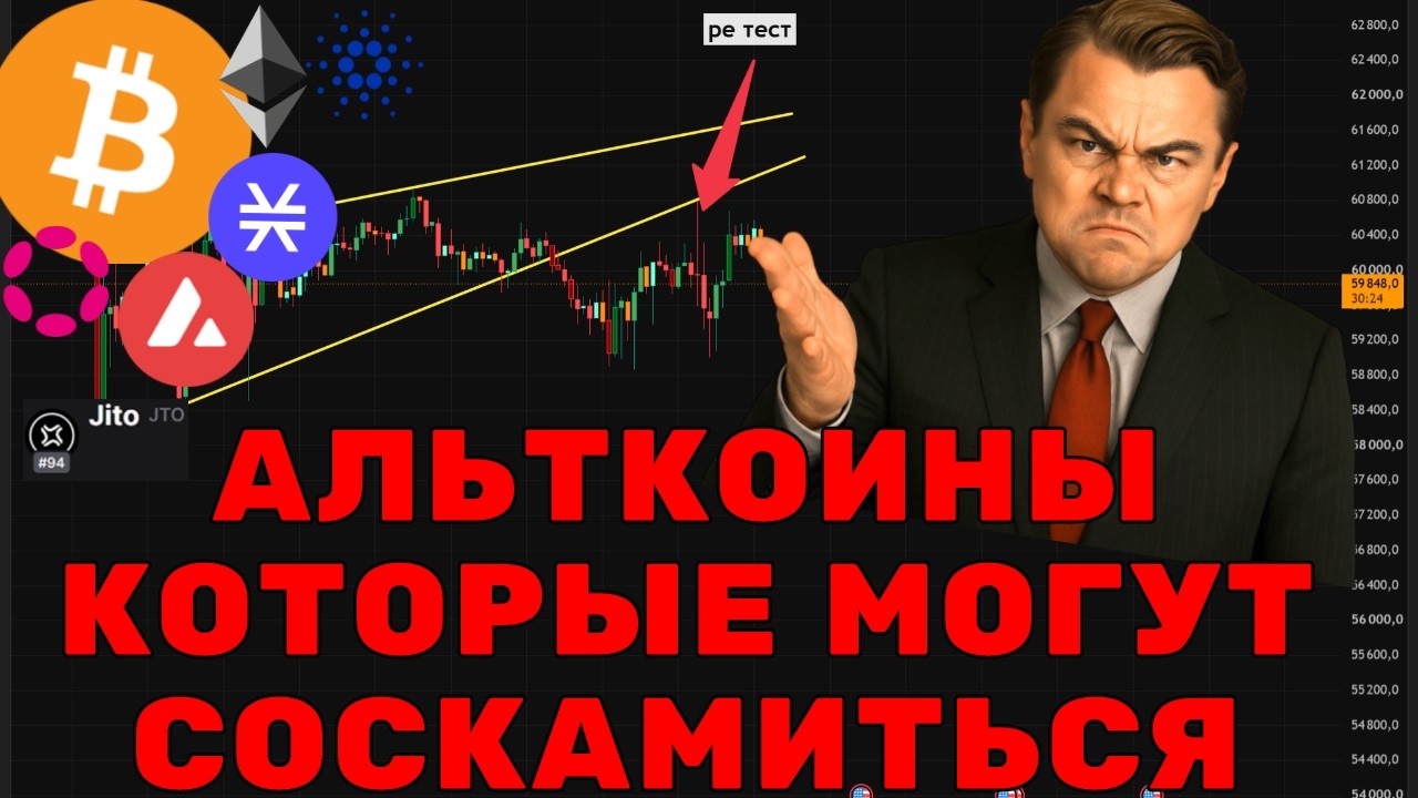 СЛИВ БИТКОИН! ОБНУЛИТ АЛЬТКОИНЫ! КТО УЙДЕТ В СКАМ!