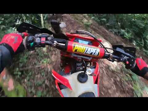 Trilha realizada na chácara do borrocolama Quitandinha PR 