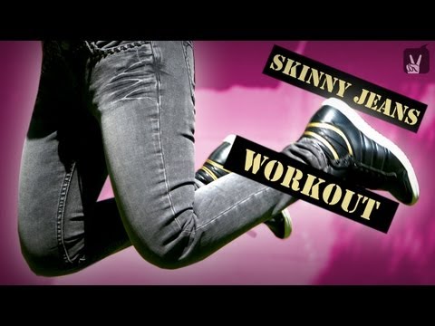 Skinny Jeans Fitness Workout für schlanke Beine und einen knackigen Po!