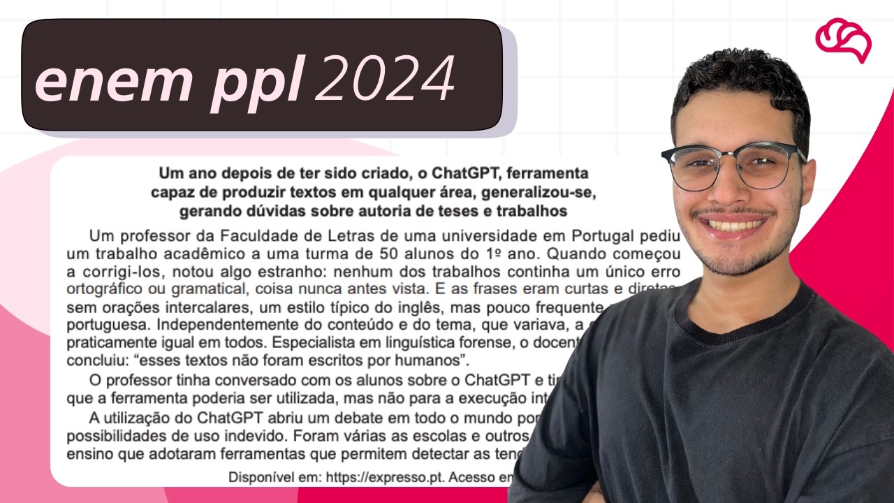 Resolução em Vídeo — Questão 38 ENEM 2024 PPL