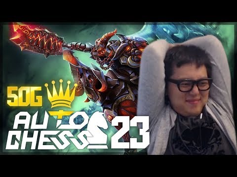Spent 50G Rolling for Chaos Knight LVL 3!!! | Amaz Auto Chess 23