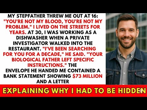 Thrown Out at 16, Forgotten for Years—Until a Stranger Revealed My Dad Hidden $73 Million Legacy.