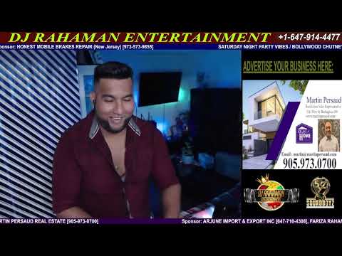 SATURDAY NIGHT PARTY VIBES - 12th June 2021 - BOLLYWOOD CHUTNEY SOCA - DJ RAHAMAN ENTERTAINMENT