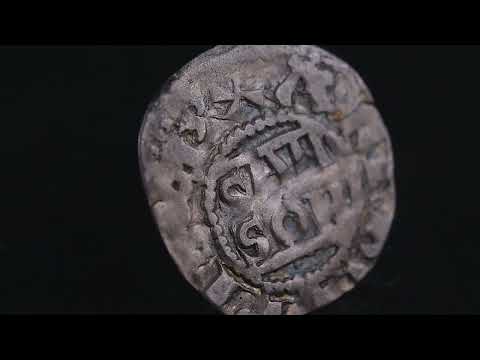 Coin, France, Champagne, Samson de Mauvoisin, Denarius, Reims, VF(30-35)