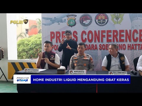 POLRESTA BANDARA SOEKARNO HATTA AMANKAN PELAKU NARKOBA BERMODUS USAHA LIQUID