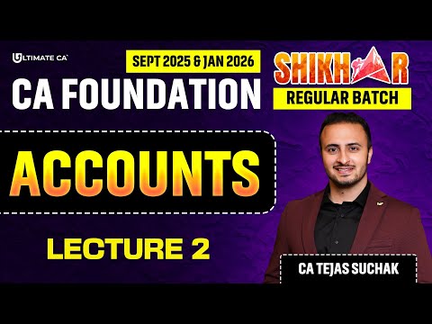 CA Foundation - Paper 1 | Accounts | REGULAR BATCH | LIVE - 5a883202 ...