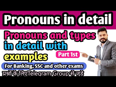 Pronouns Detail Study