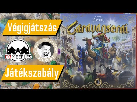 Caravanserai | Végigjátszás | Játékszabály @d3meeples @PrivateMoonStudios - PumiGame