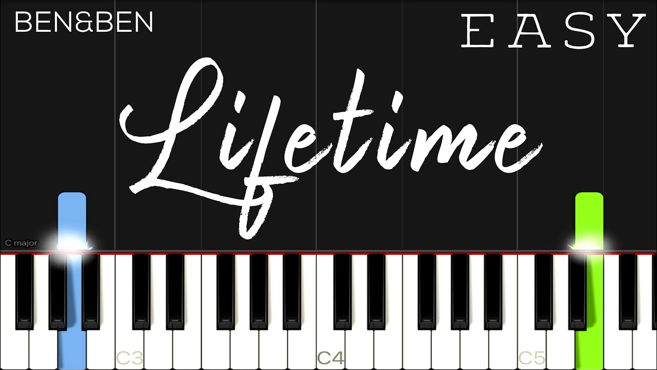 Ben&Ben - Lifetime | EASY Piano Tutorial