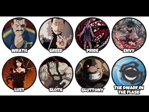 Every Homunculus in Full Metal Alchemist Explained in 11 Minutes