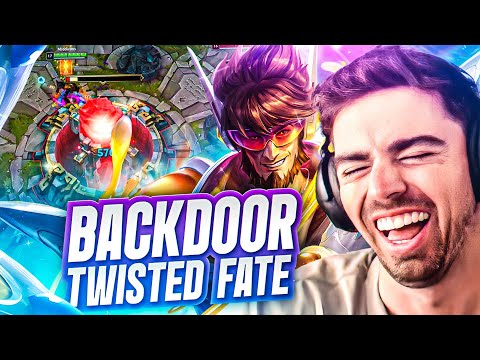 I BACKDOORED ON BLUE CARD TWISTED FATE...