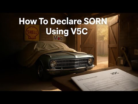 How to make a SORN online for your vehicle using the V5C logbook 2020