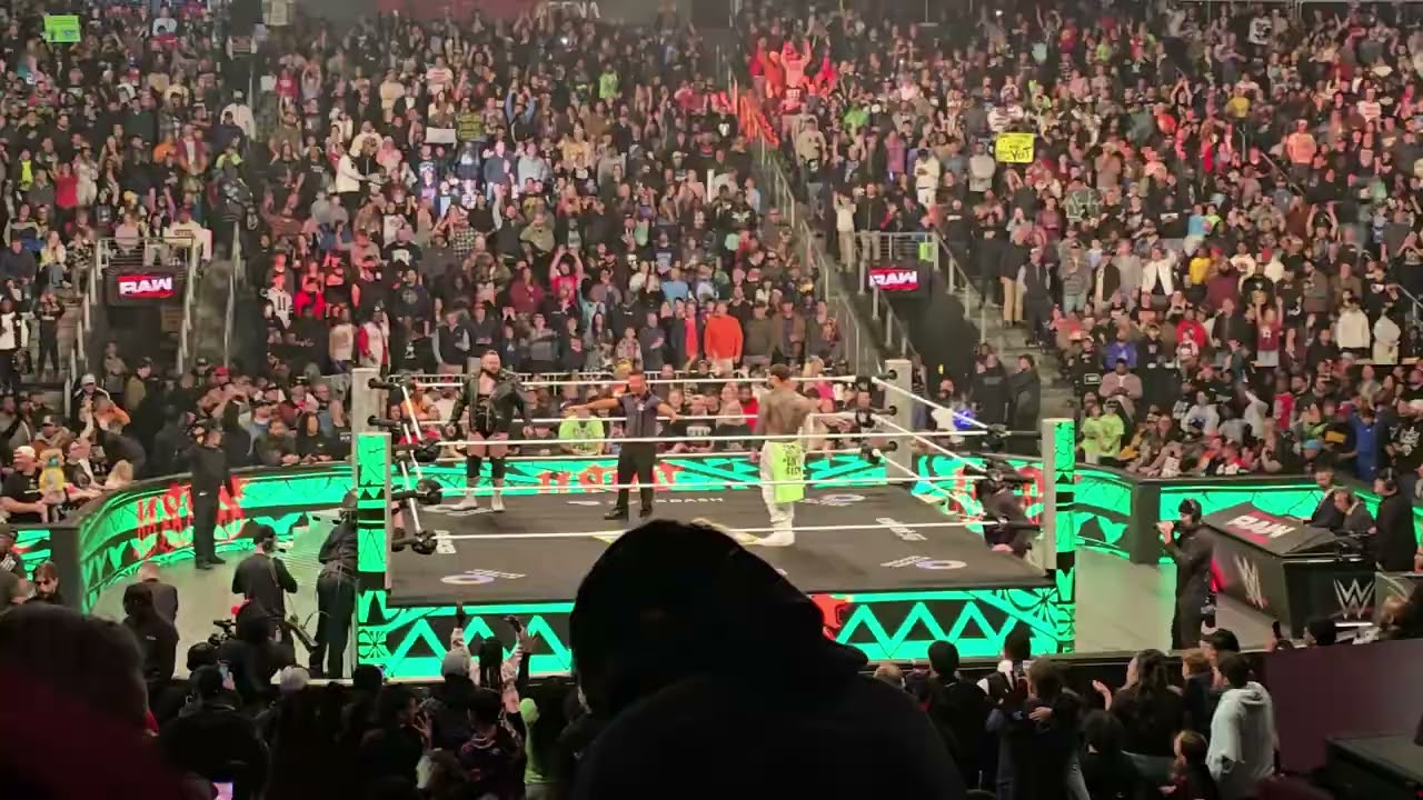 #WWE Monday Night Raw (2-23-26)- Jey Uso Entrance, Match finish, and Yeet Party