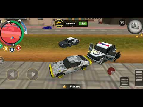 Escaping From Police In Rope Hero Vice Town