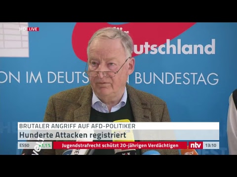 Live: Statement Gauland zum Angriff auf AfD-Politiker Magnitz