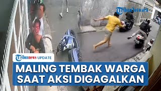 Detik-detik Warga Palmerah Gagalkan Maling Bersenjata Api, Ada yang Kena Tembak di Kaki