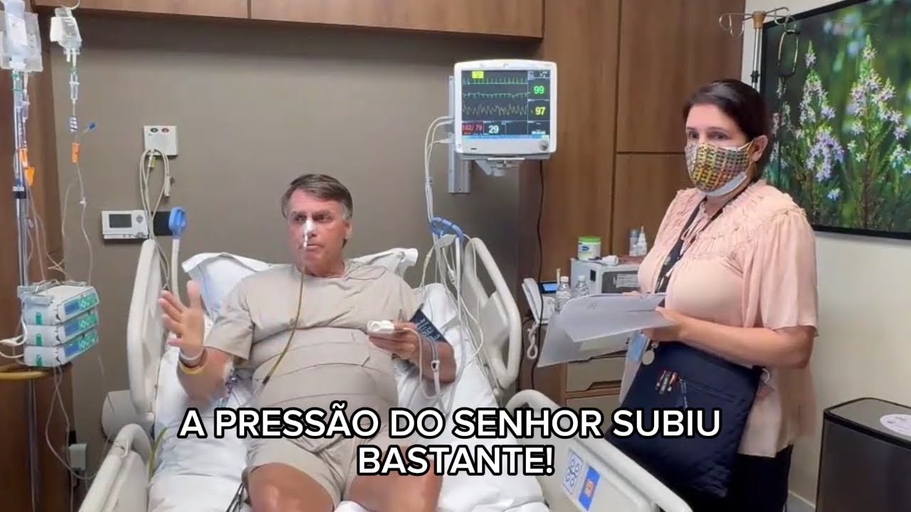 A mando de Alexandre de Moraes, oficial de justiça adentra UTI para notificar Jair Bolsonaro.