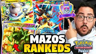 ¡Los MEJORES MAZOS ACTUALIZADOS para RANKEDS en Pokémon TCG Pocket!