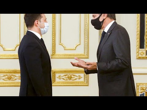 Russische Truppen und Korruption in der Ukraine: US-Außenminister Blinken in Kiew