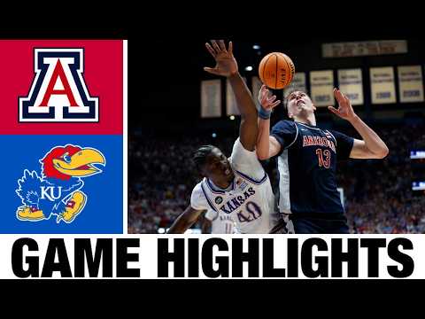 #2 Arizona vs #14 Kansas Highlights | Men's Basketball | College Basketball 2026