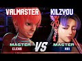 SF6 VALMASTER Elena Vs KILZYOU Mai High Level Gameplay