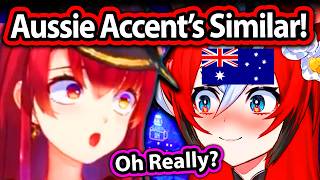 Bae Teaches Marine About Aussie Accent Pronunciation 【Hololive】