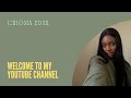 Welcome to my YouTube Channel- Chioma Edak