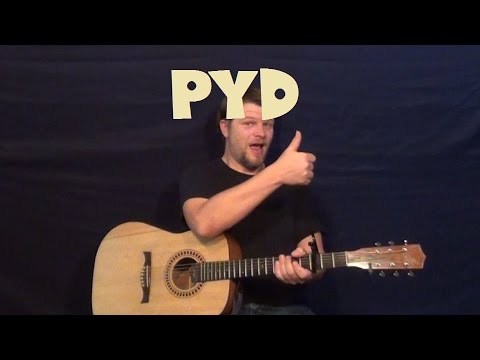 PYD (Justin Bieber) Easy Strum Guitar Lesson How to Play Tutorial