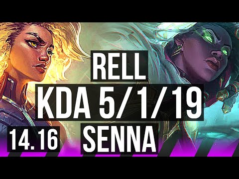 RELL & Jhin vs SENNA & Kai'Sa (SUP) | 5/1/19 | EUW Grandmaster | 14.16