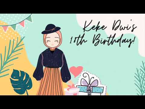 Birthday Invitation - Video Undangan Ulang Tahun | Keke Dwi's