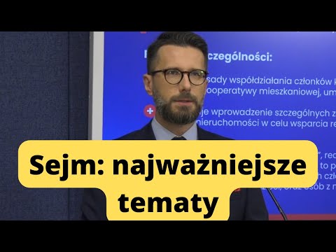 Radosław Fogiel o kooperatywach mieszkaniowych i przesunięciu wyborów