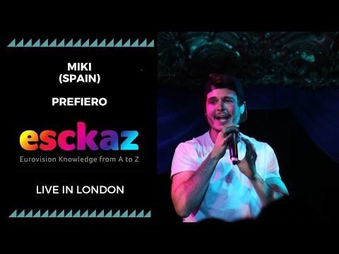 ESCKAZ in London: Miki - Spain - Prefiero (at London Eurovision Party 2019)
