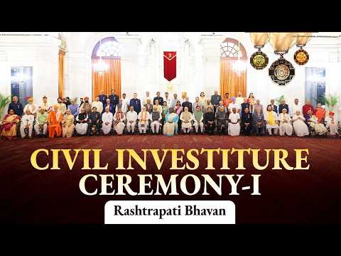 PM Modi attends Civil Investiture Ceremony-I at Rashtrapati Bhavan