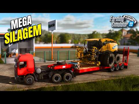 Mega Silagem em Minas Gerais - 🔴Ao Vivo I Recanto da Alvorada #ep94 l Farming Simulator 22