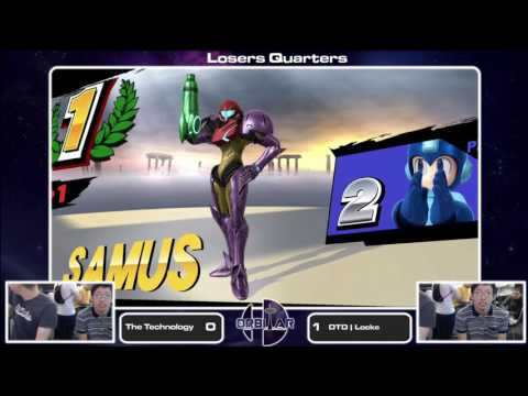 AEC | Pyreeze (Samus) vs DtD | Locke (Mega Man) - Orbitar 28 - Losers Quarters