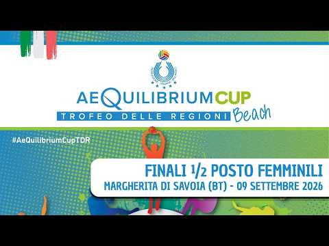 TDR BEACH VOLLEY - MARGHERITA DI SAVOIA: Finale 1°/2° posto femminile