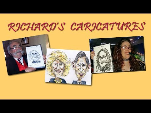 Richard's live caricatures