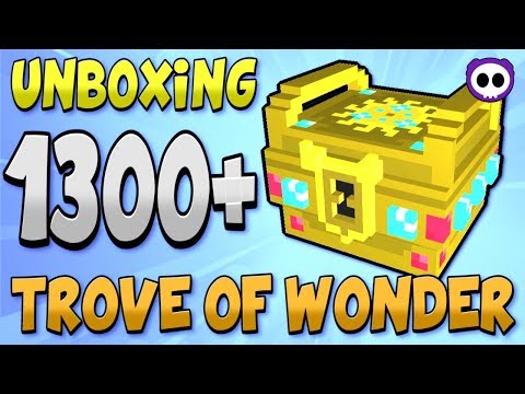 UNBOXING OVER 1300 TROVE OF WONDER (ToW) BOXES IN TROVE! WILL WE GET GANDA!?