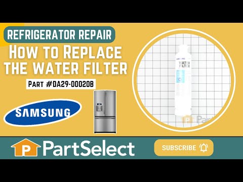 Samsung Refrigerator Repair - How to Replace the Water Filter (Samsung Part # DA29-00020B)