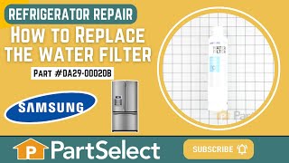 Samsung Refrigerator Repair: How to Replace the Water Filter (Samsung Part # DA29-00020B)