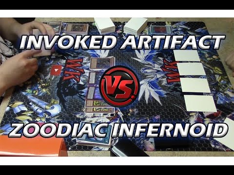 Yu-Gi-Oh Invoked Artifact Windwitch Vs Zoodiac Infernoid - Full Match (March 2017)