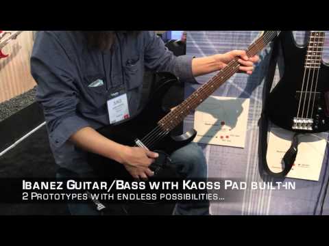 NAMM '14 - Ibanez Guitar & Bass with Korg Kaoss Pad
