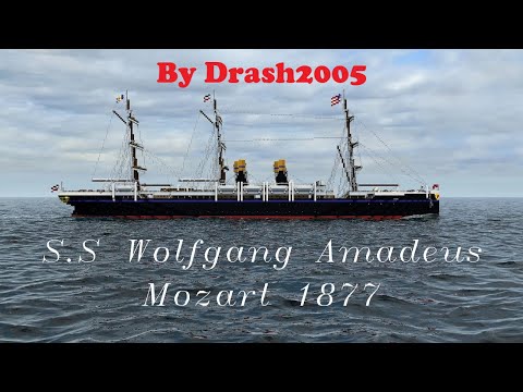 S.S. Wolfgang Amadeus Mozart 1877 by Drash2005