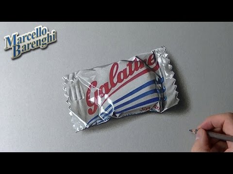 How to draw a Galatine milk candy