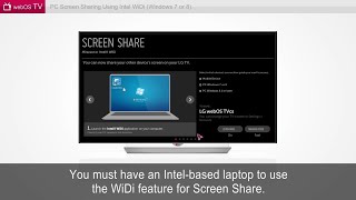 [LG TVs] How To Share Your Windows 7 or 8 Screen On Your LG TV