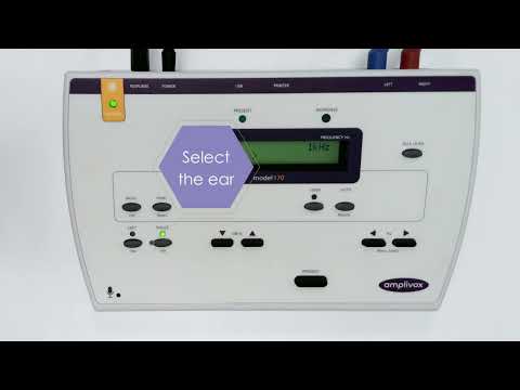 Amplivox 170 Manual and Automatic Audiometer How to Perform an Auto Test