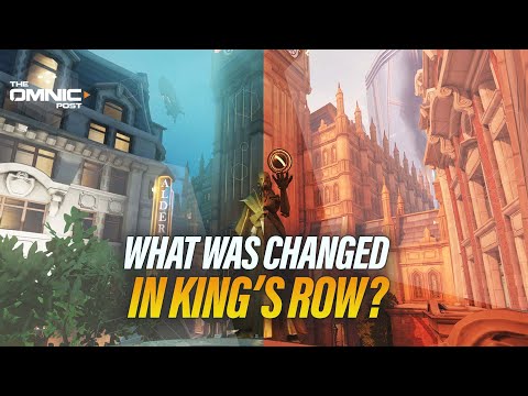 What was changed on King's row in Overwatch 2?